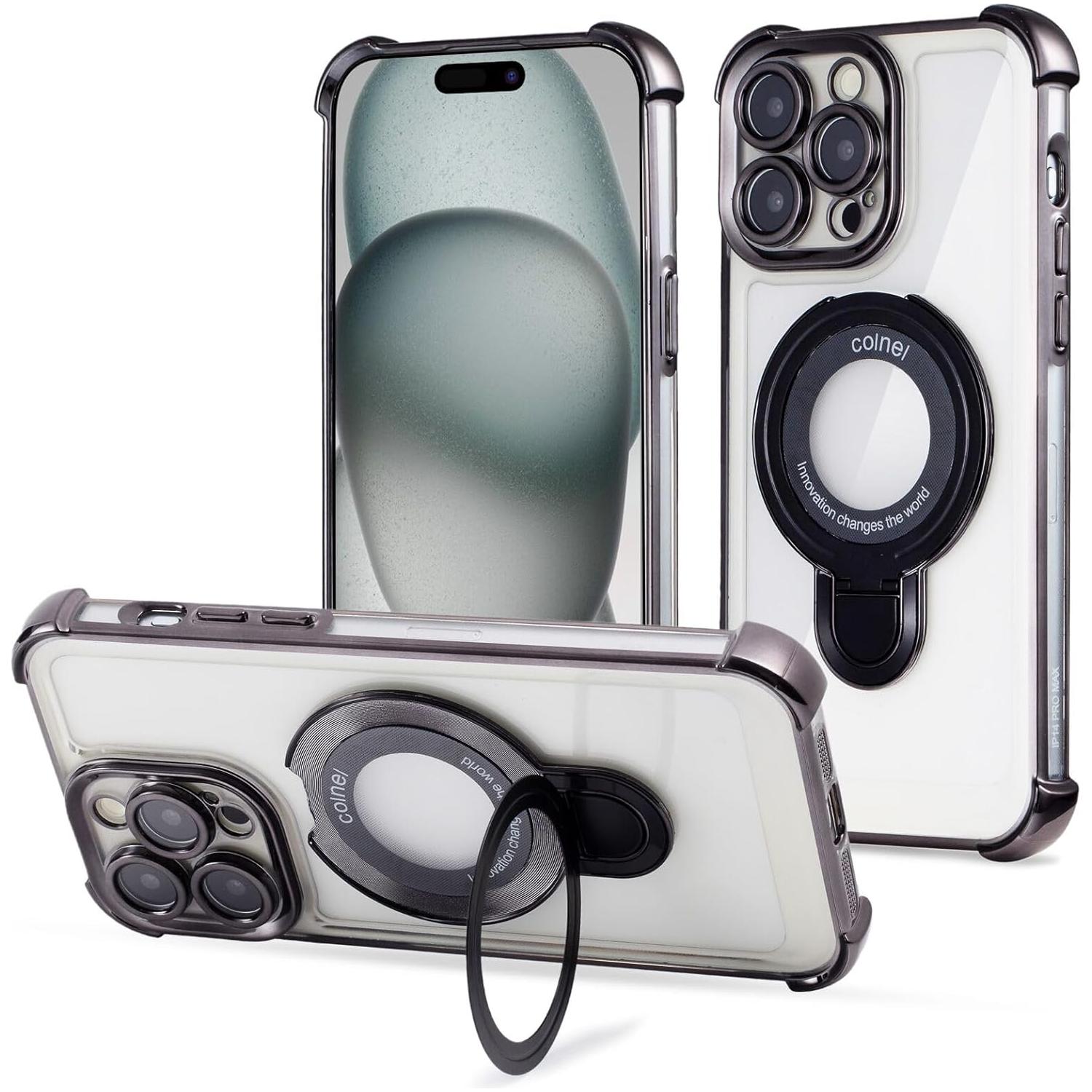 iPhone 15 Pro Max / 14 Pro Max - MagSafe Shiny Ring Case