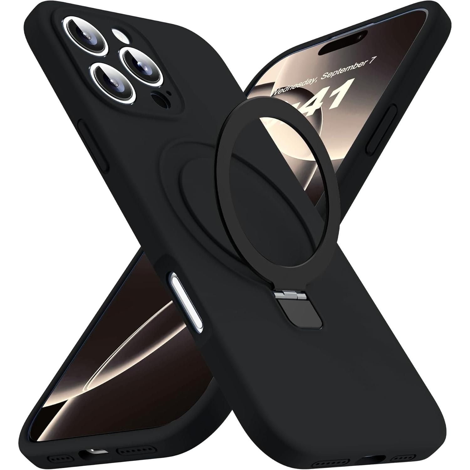 iPhone 16 Pro Max - MagSafe Silicone Ring Case