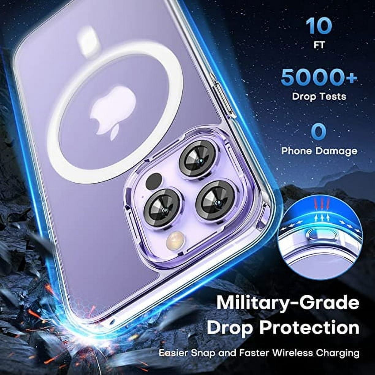 HiMag Clear Magnetic Phone Case