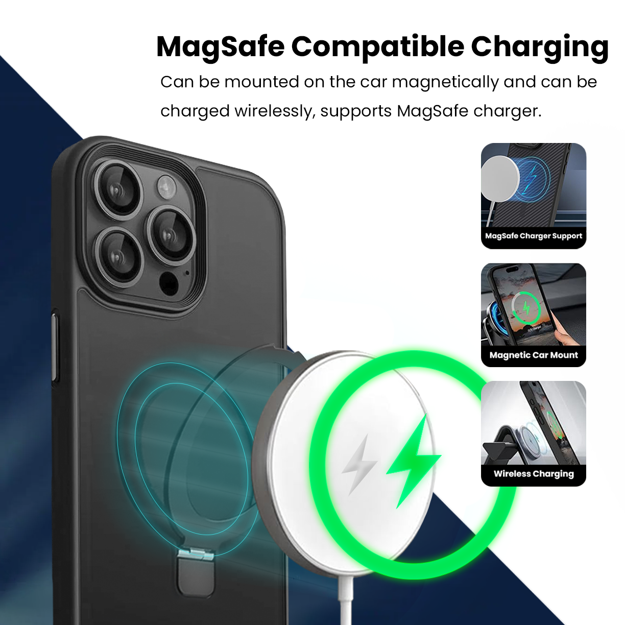 HiMag Sturdy Ring Magnetic Phone Case