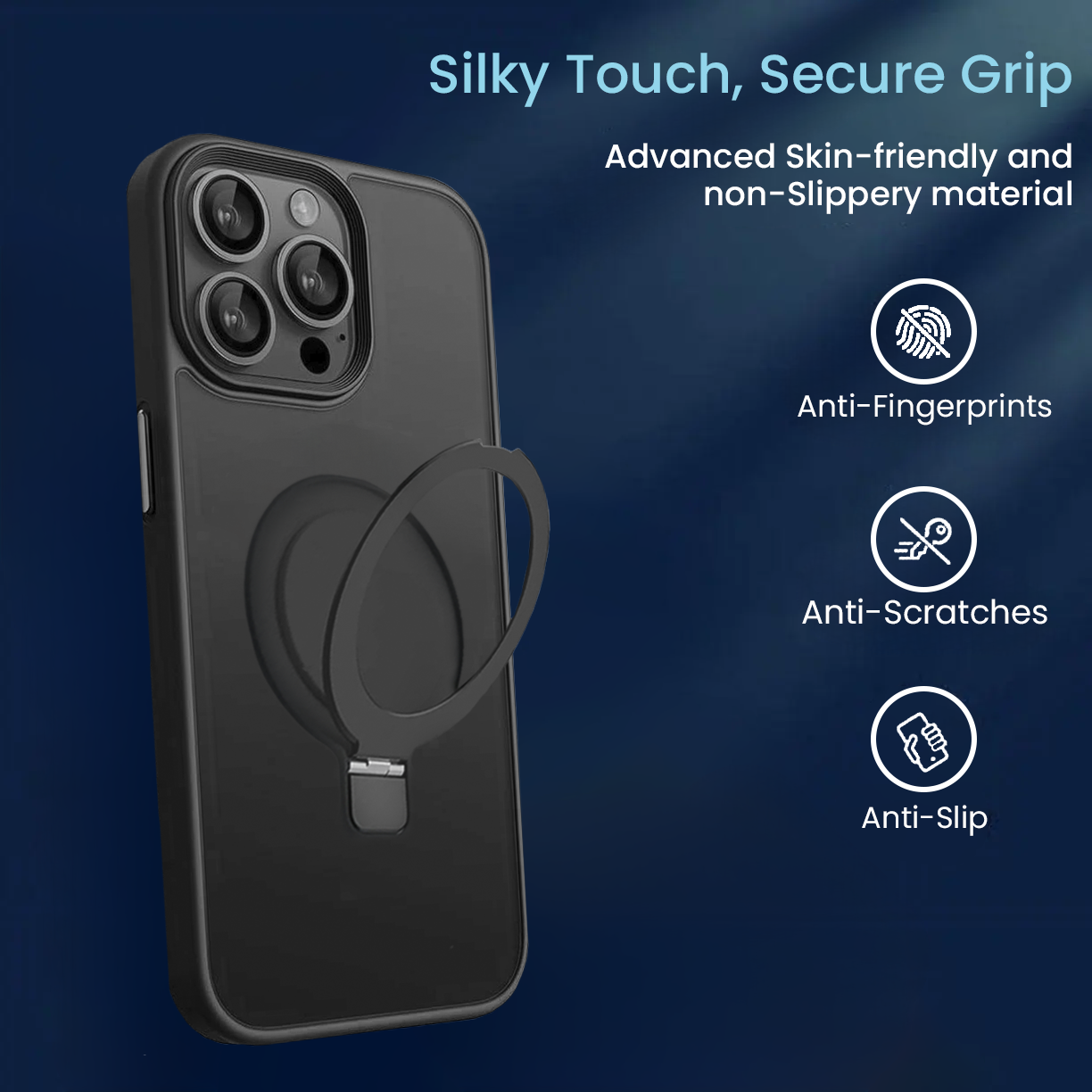 HiMag Sturdy Ring Magnetic Phone Case