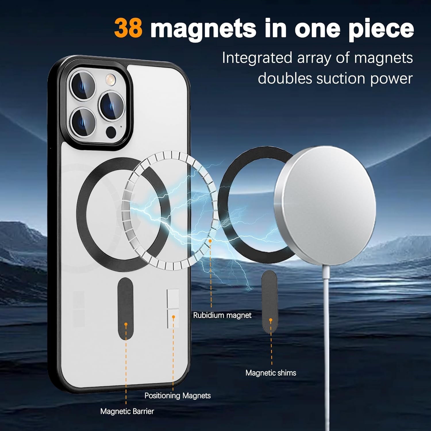 HiMag Clarity Magnetic Phone Case
