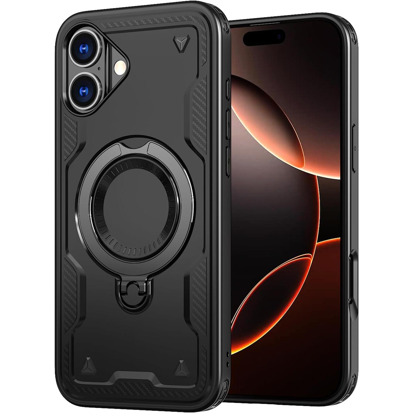 iPhone 16 Plus - MagSafe Armor Ring Case